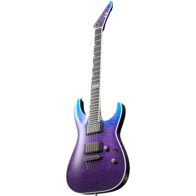 ESP E-II Horizon NT-II Electric Guitar, Blue-Purple Gradation image 21