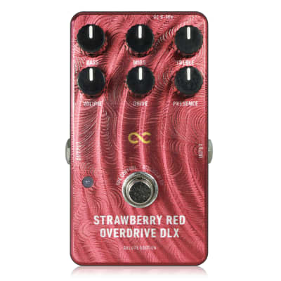 Reverb.com listing, price, conditions, and images for one-control-strawberry-red-overdrive