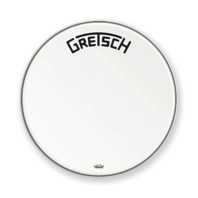 Gretsch GRDHCW24B Broadkaster Logo Coated Bass Drum Head - 24"