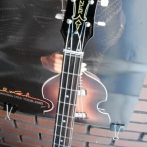 New Hofner CT Cavern Beatle Bass 2016 Sunburst With Hofner Case And Hofner Flatwound imagen 2