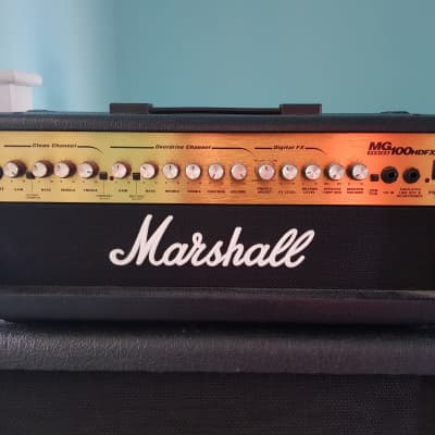 Marshall MG100HDFX Head & 4x12 Speaker Cab image 1