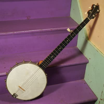 1890s J.B. Schall 5-String Openback Banjo (VIDEO! Fresh Work, Ready to Go) image 1