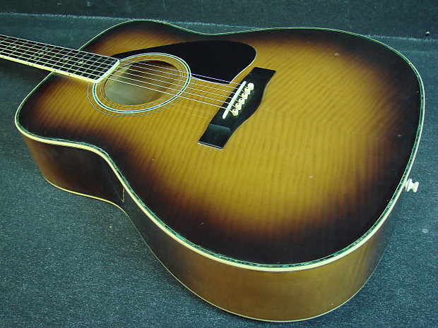 Yamaha FG-465 Dreadnought Vintage Burst Solid Top Acoustic Guitar