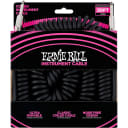 Ernie Ball Coiled Straight-Straight Instrument Cable - Black Regular 30 ft.