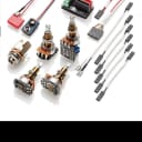 EMG- Solderless wiring kit- 1 or 2 pickups, Long shaft, w/push pull pot