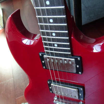 S101 SG Electric Guitar w/ Seymour Duncan '59 model SH-1 Pickups & Hardshell Case image 7