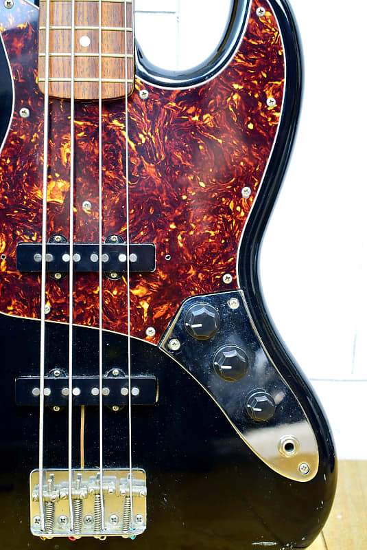 Squier JV Jazz Bass 1984 Black | Reverb