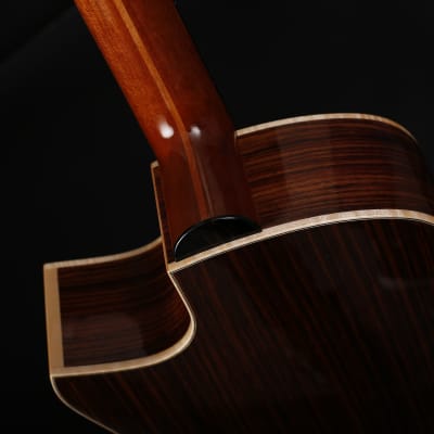 Avian Songbird Deluxe 5A Natural All-solid Handcrafted Indian Rosewood Acoustic Guitar image 8