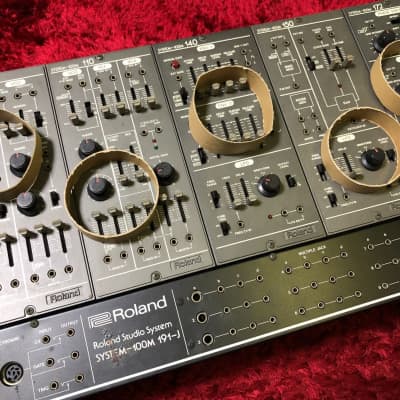 Rare Roland SYSTEM-100M 191-J/112/110/140/150/172 Analog Synthesizer Modular vintage Used in Japan image 20