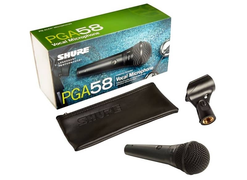 Shure PGA58-LC Dynamic Cardioid Vocal Microphone image 1