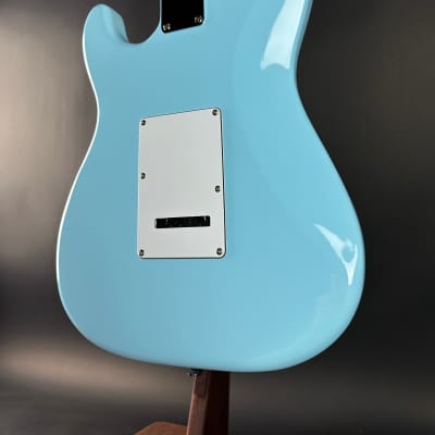 Used Vintage V6 Reissue Series Strat Sonic Blue w/bag TSU20589 image 8