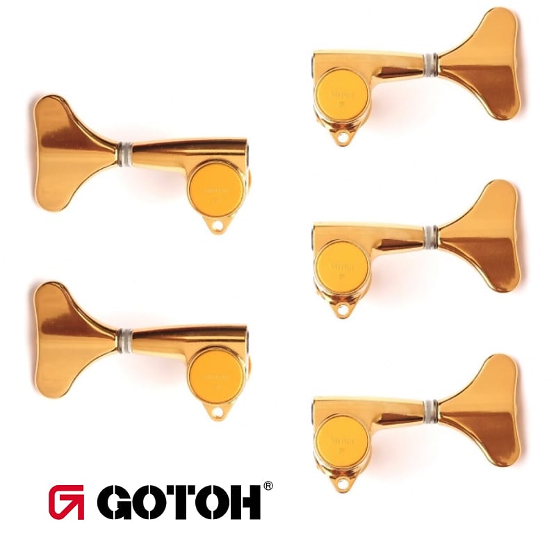 Gotoh GB7 201 Bass Machine Head 3+2 5String Bass Set Reverb