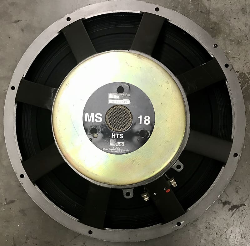 Meyer Sound MS18 subwoofer speaker 一本 Meyer Sound MS18 subwoofer speaker 一本 - メルカリ