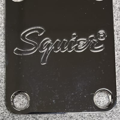 Fender Squire Neck Plate Chrome image 1