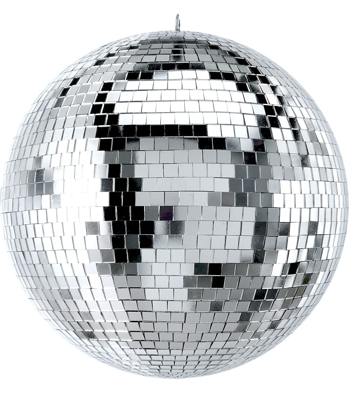 Mini Disco Mirror Ball 3 1/2in x 3 3/8in