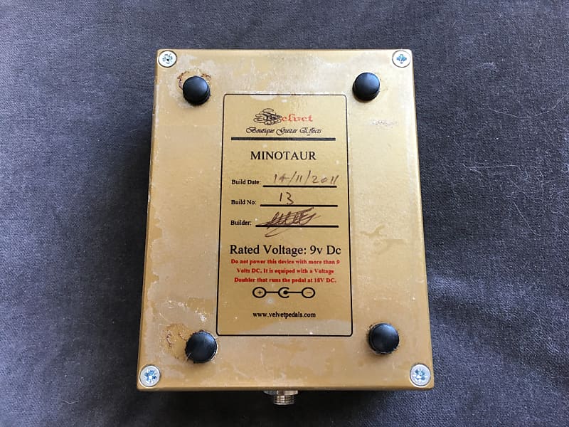 Velvet Pedals Minotaur - Boutique Klon Clone | Reverb
