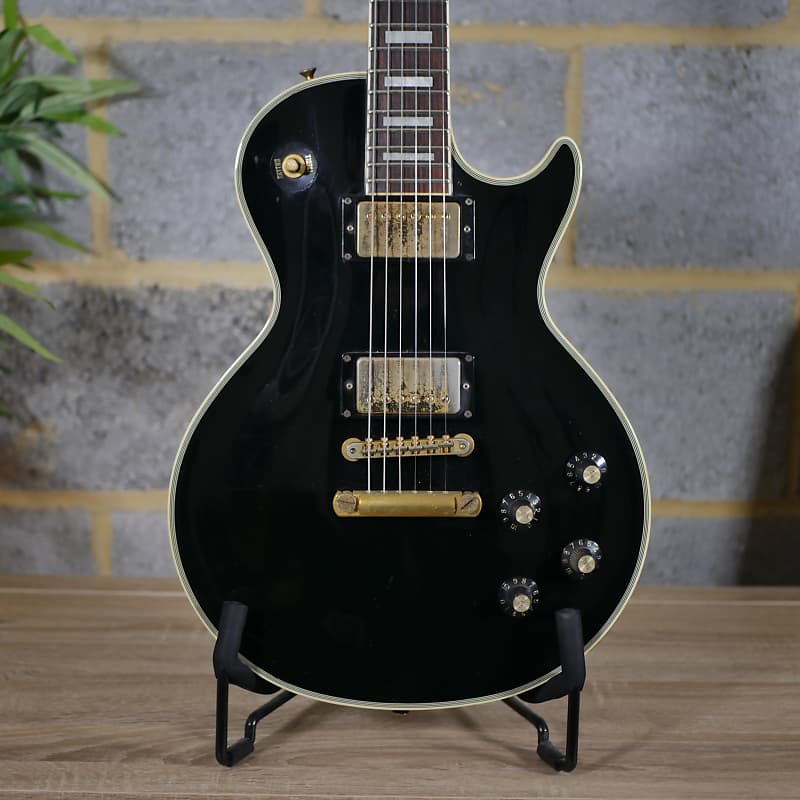 Greco Mint Collection EGC-500 Single Cut Custom Black Beauty Made In Japan  1982 Black