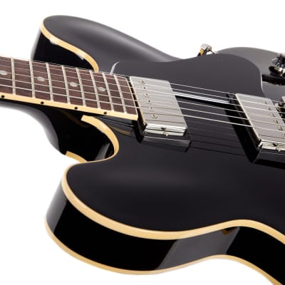 Gibson ES-335 Semi-Hollow Electric Guitar - Vintage Ebony image 8