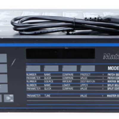 Oberheim Matrix 6R Rackmount 6-Voice Synthesizer 1986 - Black