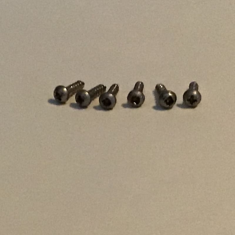 Gibson Vintage 1960's Grover Nickel Tuner Screw Set of 6 Les Paul ES SG and Others 1960's image 1
