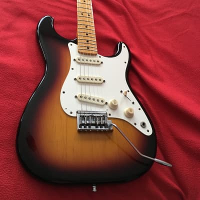 Fender  "Dan Smith" Stratocaster are 1983 3-Color Sunburst w/ Maple Fretboard image 1