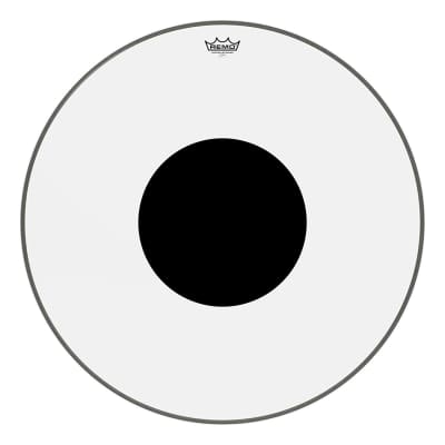 Remo CS0315-10 Clear Controlled Sound Drum Head - 15-Inch - Black Dot on Top image 1