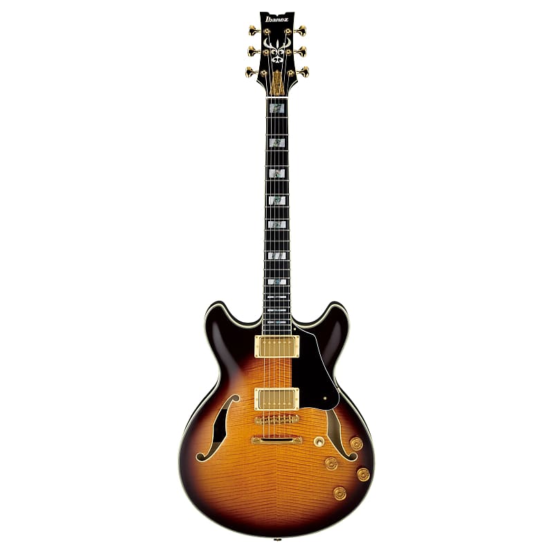ギター Ibanez JSM100 John Scofield signature Ibanez John Scofield Signature JSM100 - Vintage Burst