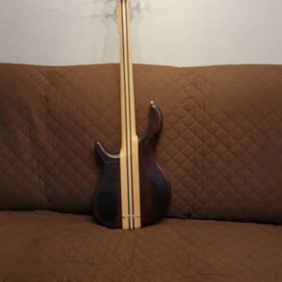 Cort A4PLUSFMMHOPN Figured Maple Top Mahogany Body 5pcs Maple Neck 4-String Electric Bass Guitar image 23