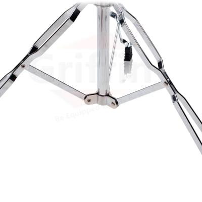 Double Tom Drum Stand - GRIFFIN Cymbal Holder Mount Arm Duel Percussion Hardware image 4