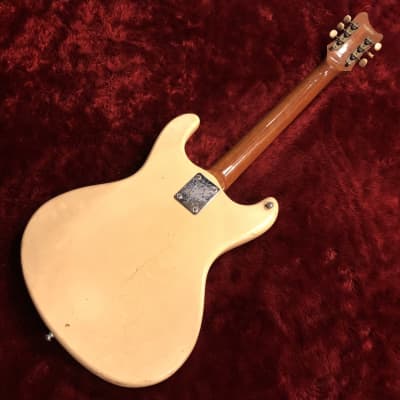 c.1960s-1970s Guyatone LG-50T Mosrite Style MIJ Vintage Guitar  “Ivory” image 10