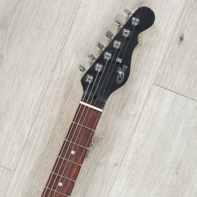 G&L USA ASAT Special Guitar, Caribbean Rosewood Fretboard, Modern Classic Neck, Jet Black Frost image 8