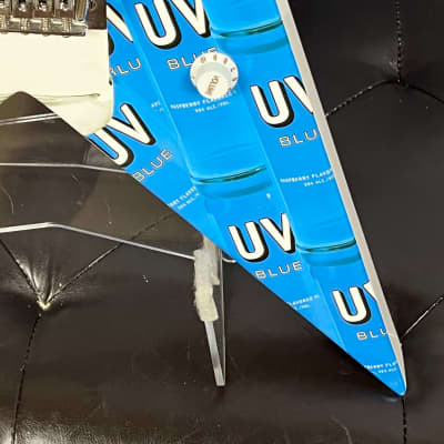 UV Vodka Red White & Blue Promotional Flying V with Tremolo image 11