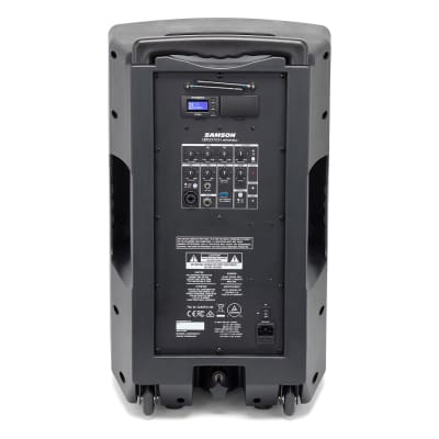 Samson Expedition XP312w Rechargeable PA Speaker w/ Handheld Wireless Mic D-Band image 4