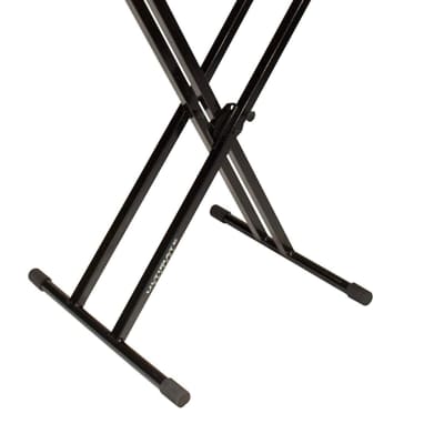 Ultimate Support IQ Series X-style Keyboard Stand Single-braced Tubing - 100 lbs. Capacity image 4