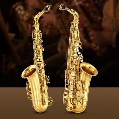 Eastar　EAS-Ⅱ　アルトサックス Eastar Alto Saxophone AS-II-Ab, Antique Brass, Beginner Kit