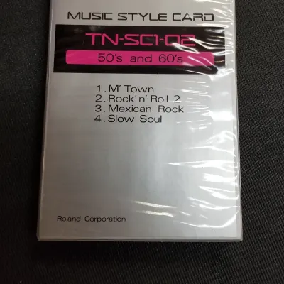 Roland TN-SC1-02 Music Style Card 50's And 60's image 1