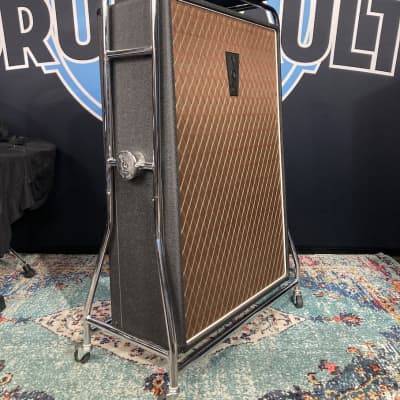 Tom Petersson's Cheap Trick, Sgt. Pepper Vox Super Beatle Replica By North Coast Audio AD100VTH Bass Amp, Cabinet and Trolley Signed! image 11