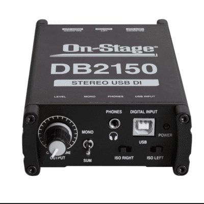 On-Stage Passive USB DI Direct Box image 1