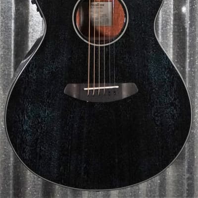 Breedlove Rainforest S Concert Midnight Blue CE Mahogany Acoustic Electric Guitar #2173 image 2