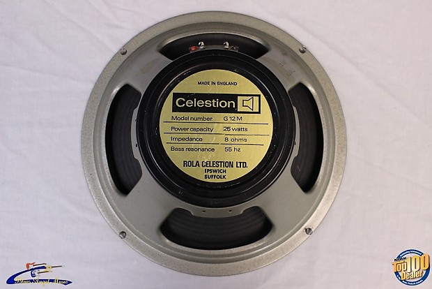 Vintage 1977 Rola Celestion T1871 G12M Blackback Speaker, 12
