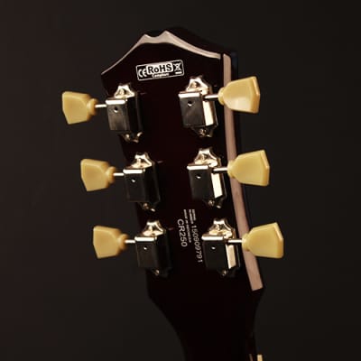 Cort CR250 Single Cut Set in Neck Mahogany Flame Maple Top Humbucker Electric Guitar Black LP Style image 5
