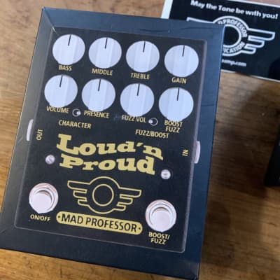 Mad Professor Loud 'N' Proud Overdrive/Fuzz 2018 - Black for sale
