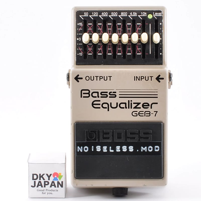 Boss GEB-7 Modified Noiseless For Bass Equalizer EQ Pedal