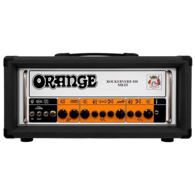 Orange Rockerverb MkIII Guitar Amplifier Head (100 Watts), Black image 1