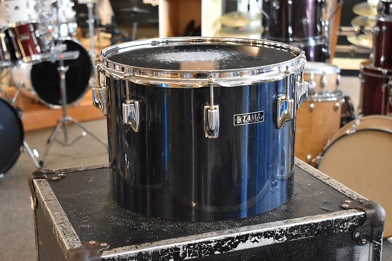 Vintage 1980s Tama Imperialstar 10 x 14 Concert Tom in Midnight