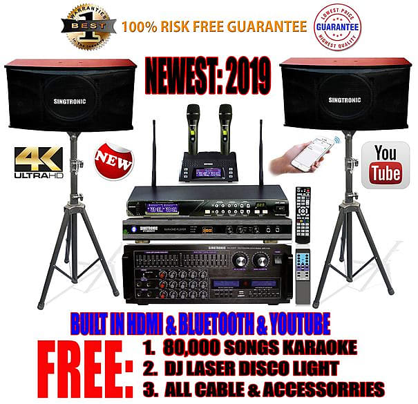 SINGTRONIC Complete 3000W Karaoke System | Reverb UK