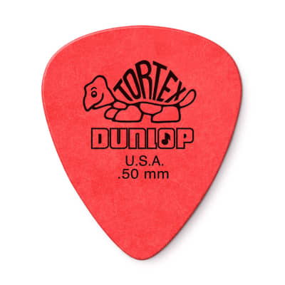 Dunlop 418P050 Tortex Standard Guitar Pick .5mm (12-Pack) image 1