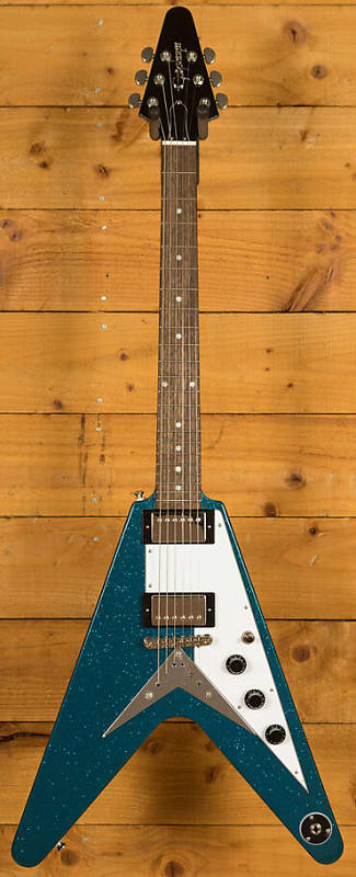 Epiphone Flying V バハマブルー Epiphone Flying V Brunswick Blue Sparkle - Electric Guitar