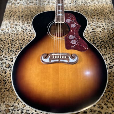 Morris MJ-200 J200 Style Guitar signed by T. Moridaira (The founder) 1973  Brown Sunburst+ Hard Case | Reverb