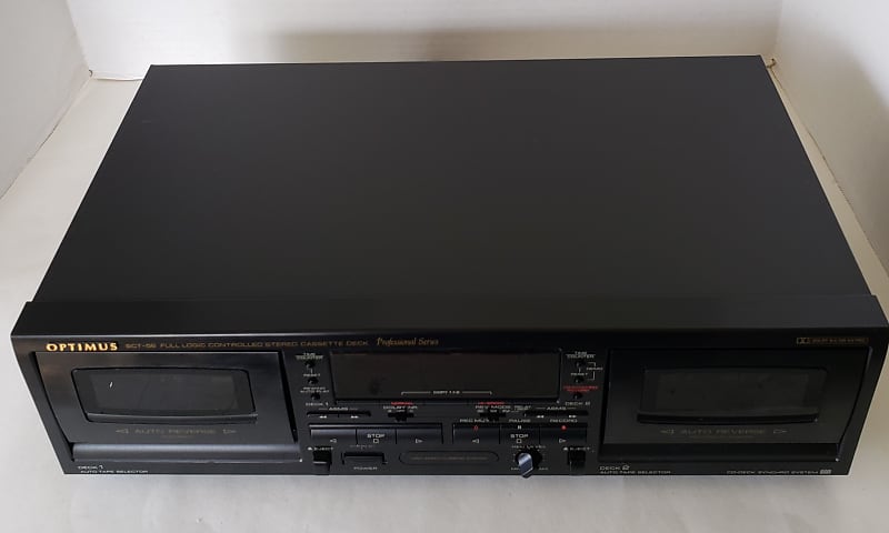 Optimus (Pioneer) SCT-56 Dual Auto Reverse Stereo Cassette